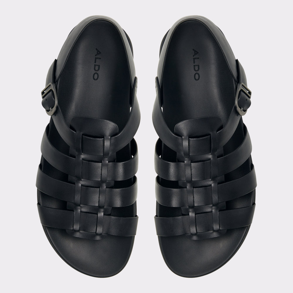 Canal in Other Black - Flat sandal