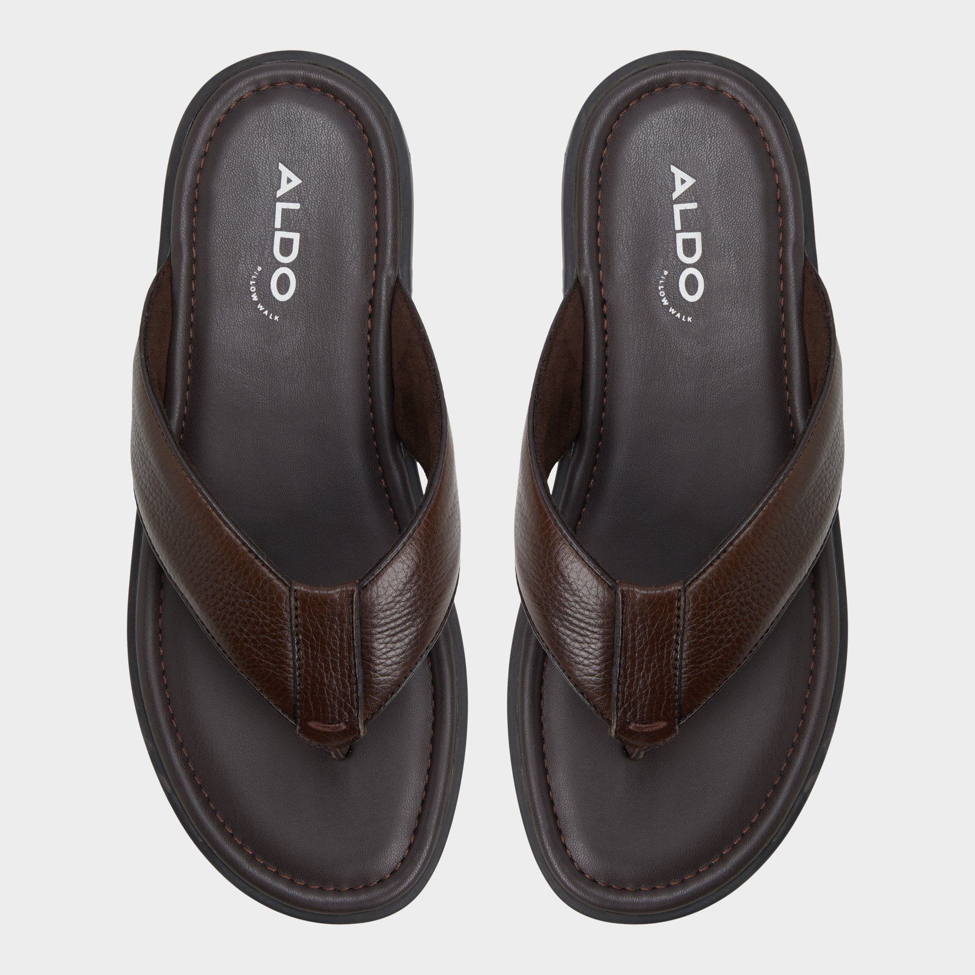 Tazzo Dark Brown Men's Flip flops - Flip flop