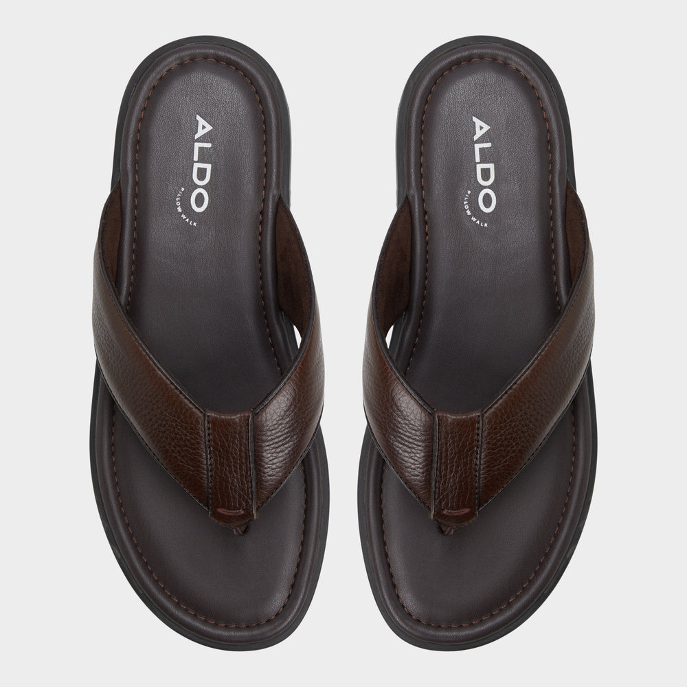 Tazzo Dark Brown Men's Flip flops - Flip flop