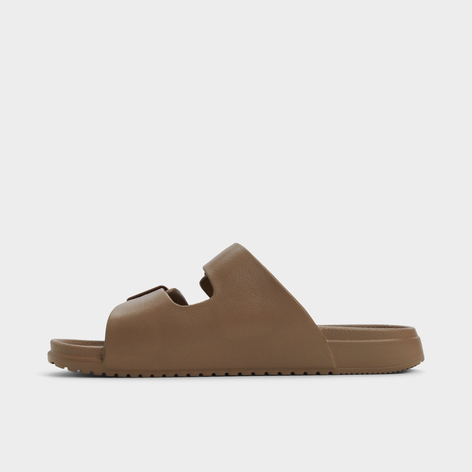 Hideo Light Brown Men's Slides - Slide sandal