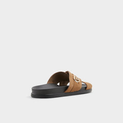 Delmar Open Brown Men's Slides - Slide sandal