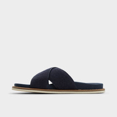 Marrin Navy Men's Slides - Slide sandal