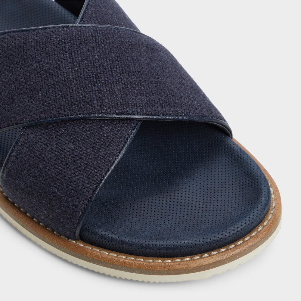 Marrin Navy Men's Slides - Slide sandal