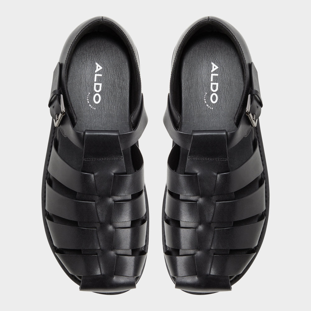 Wildhaven Black Men's Sandals & Slides - Flat sandal