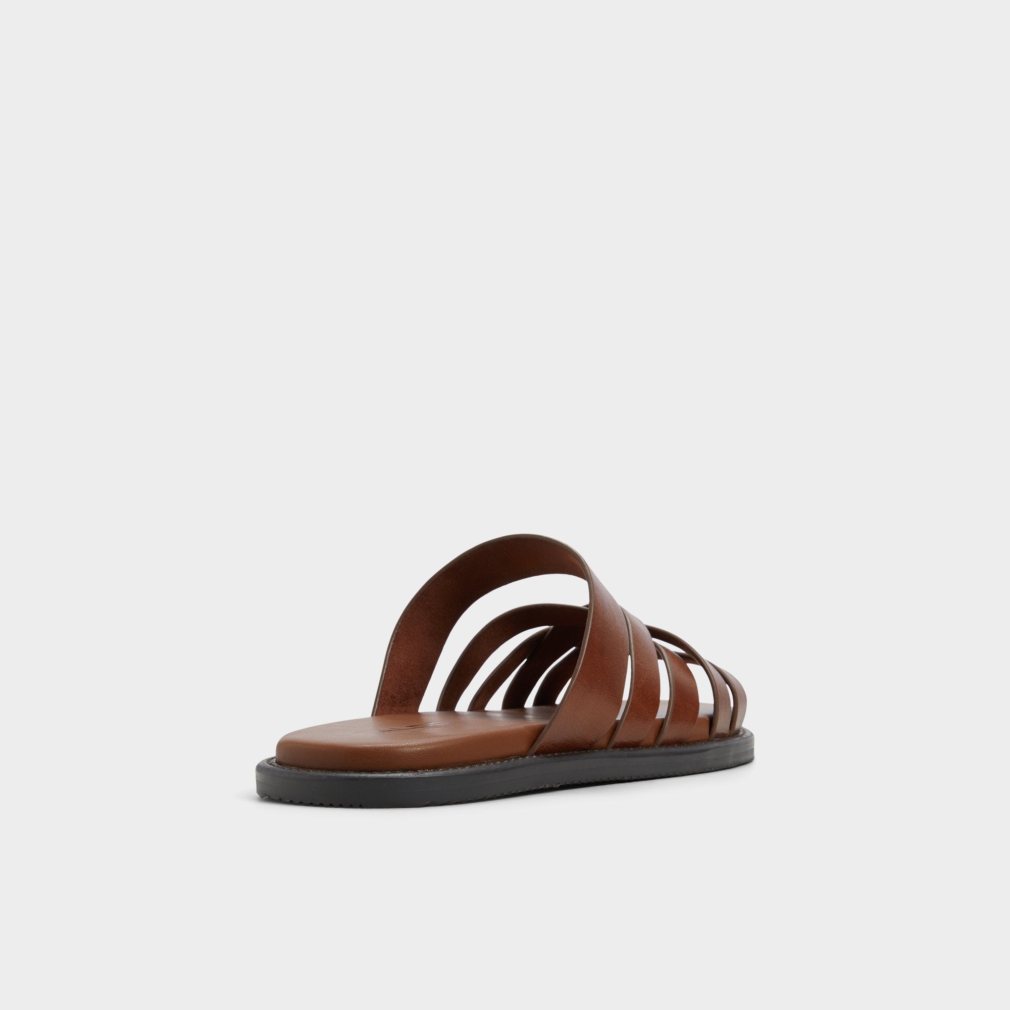 Haniff Cognac Men's Sandals & Slides - Strappy flat sandal