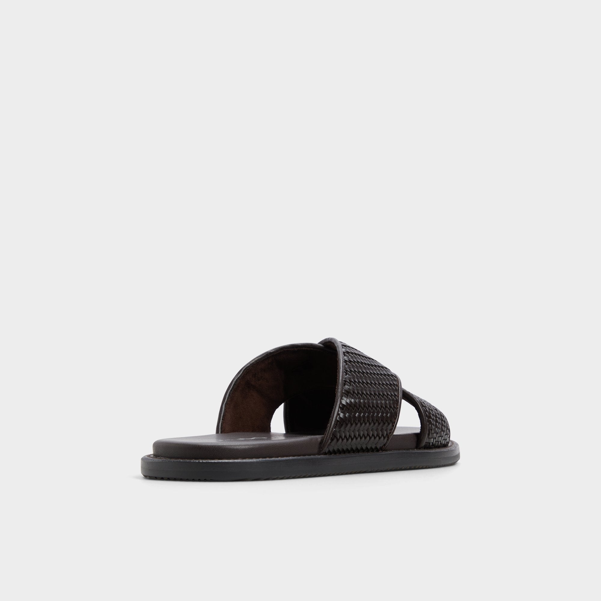 Tarik Dark Brown Men's Sandals & Slides - Slide sandal