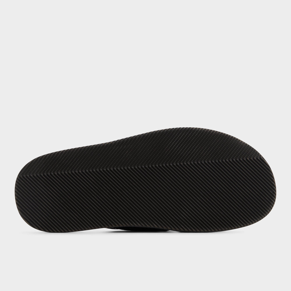 Tarik Dark Brown Men's Sandals & Slides - Slide sandal