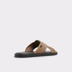 Olino Other Brown Men's Slides - Slide sandal