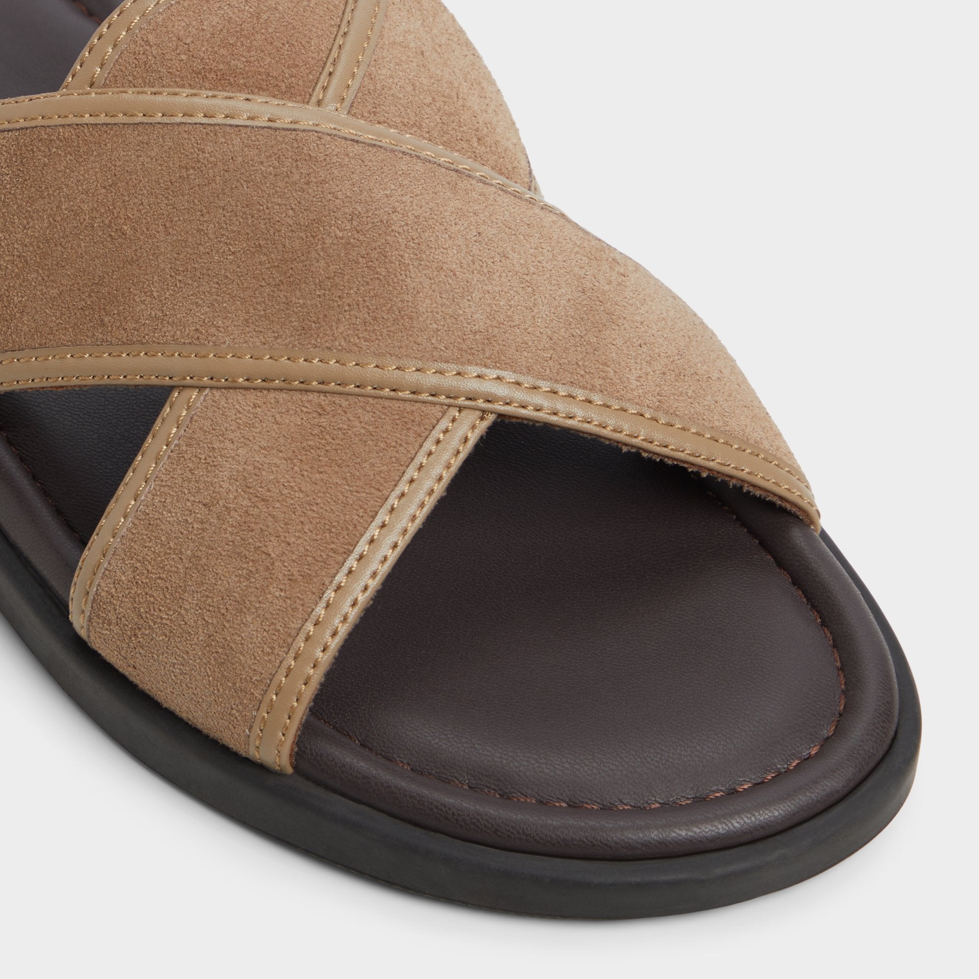 Olino Other Brown Men's Slides - Slide sandal