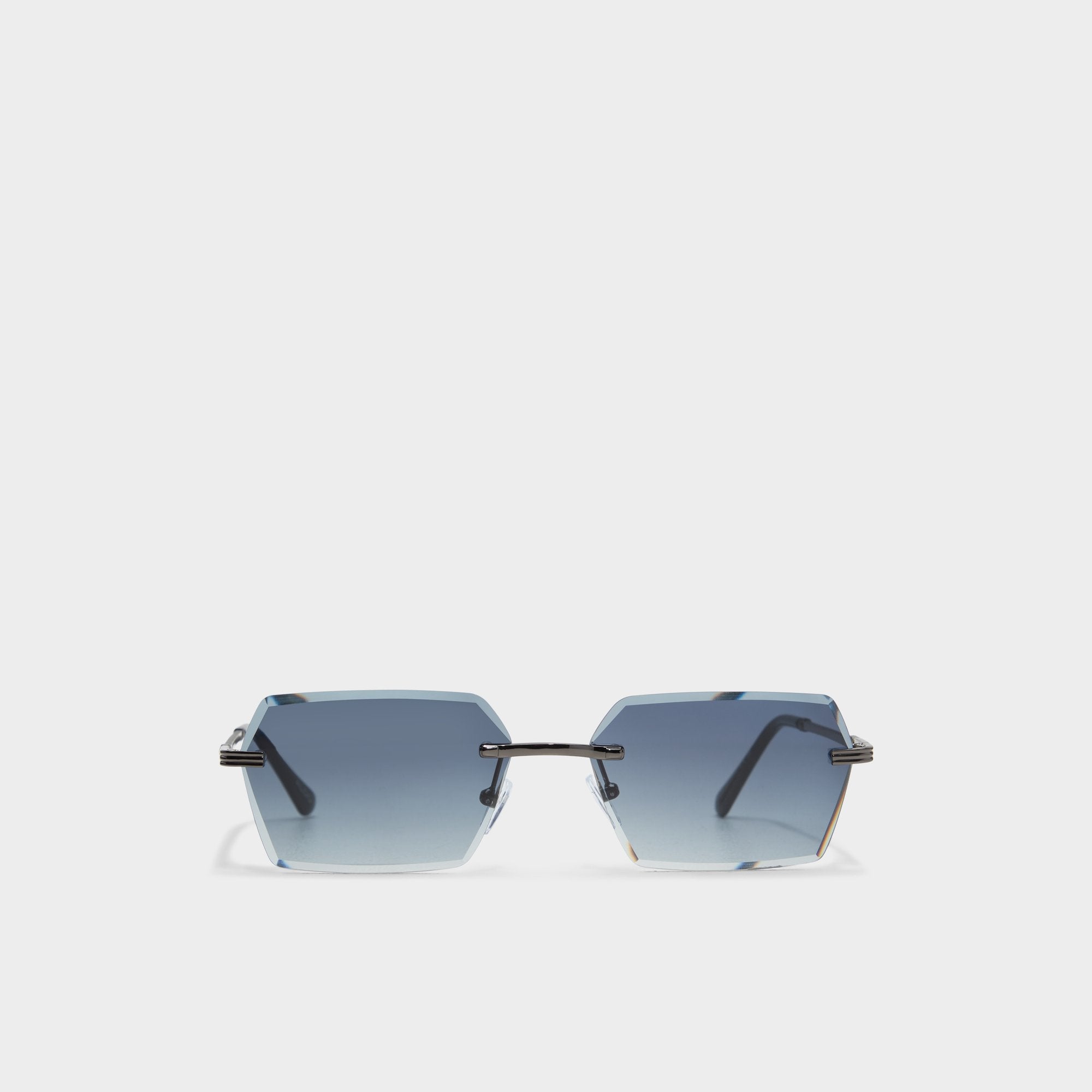 Kaaolle Dark Grey Men's Rectangle - Rectangle sunglasses