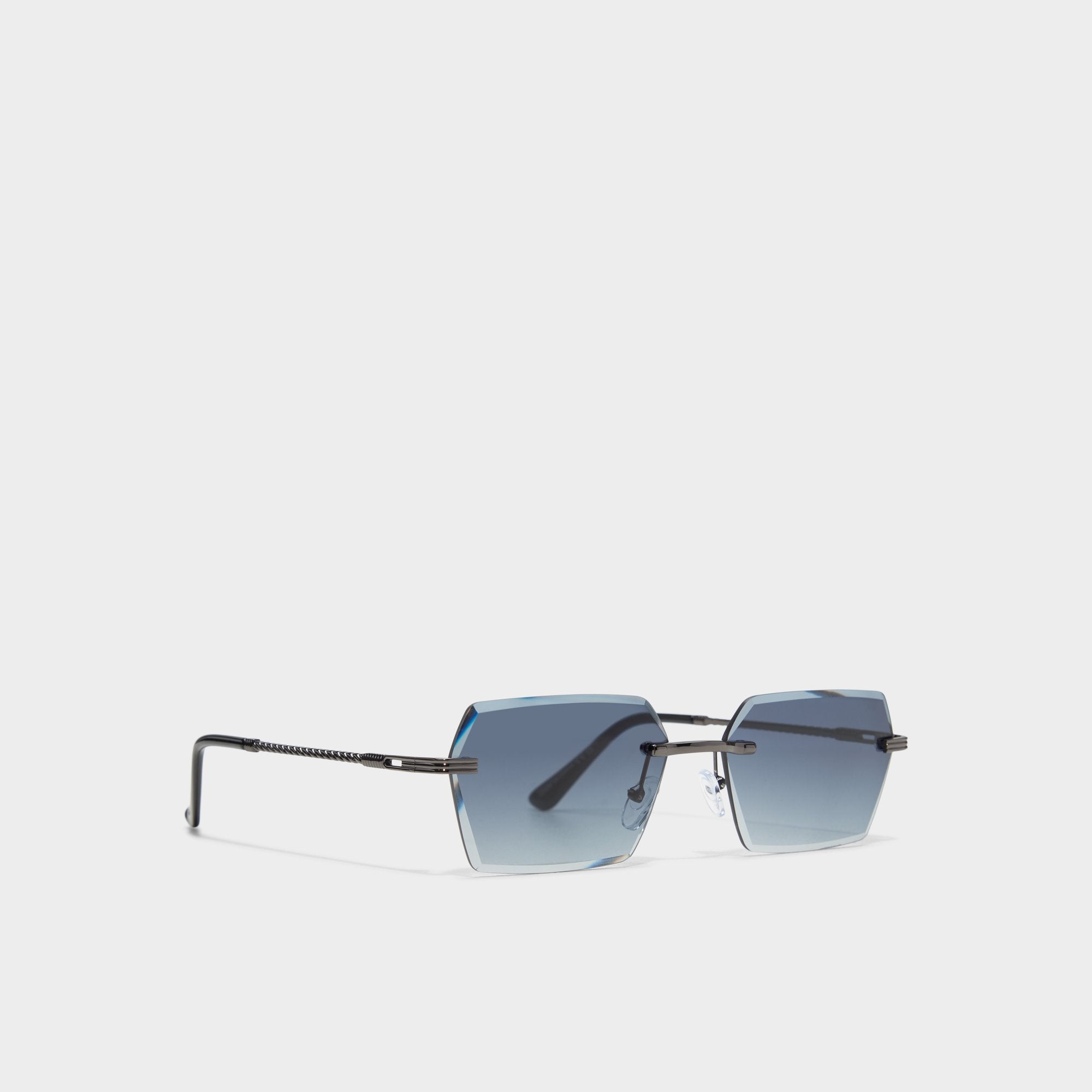Kaaolle Dark Grey Men's Rectangle - Rectangle sunglasses