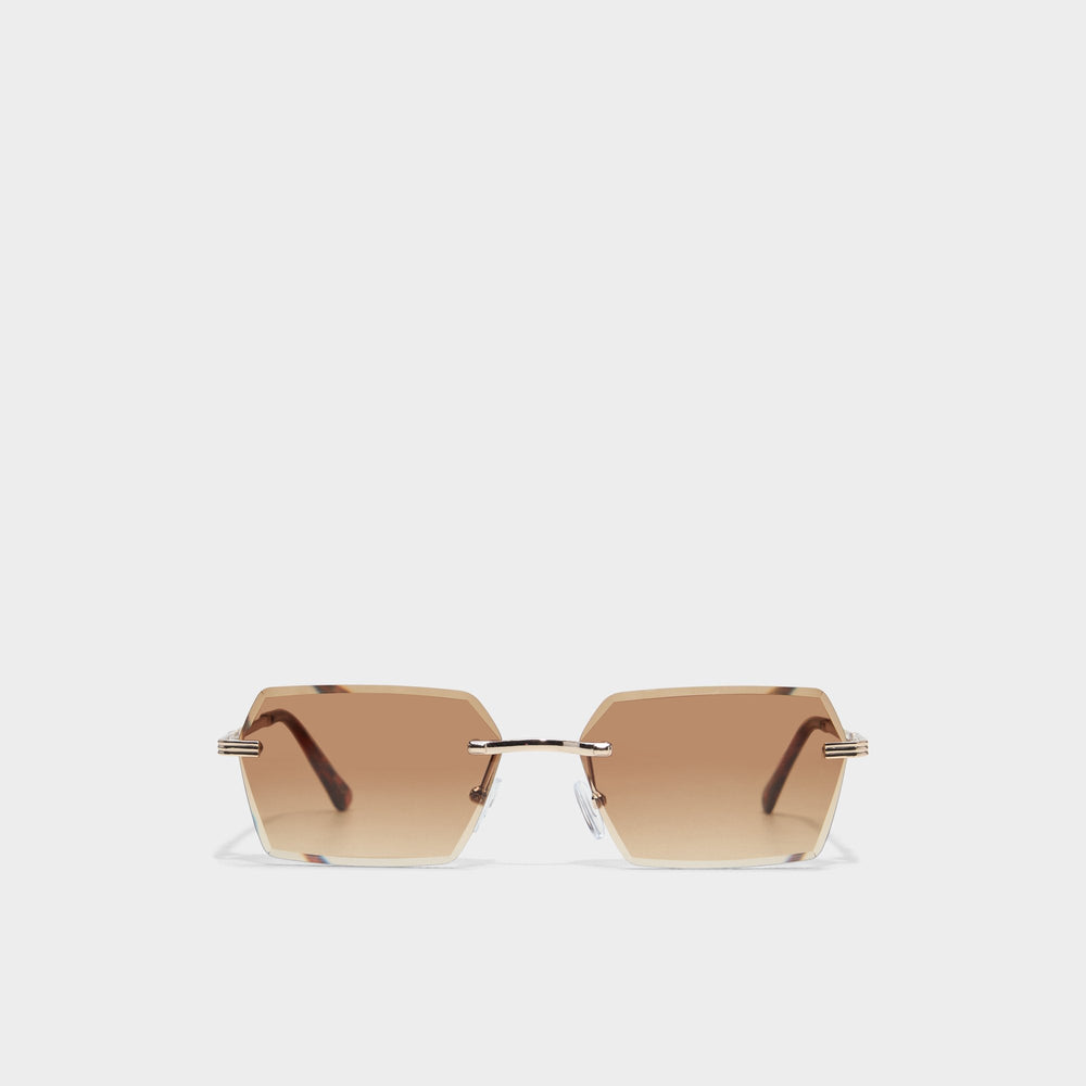 Kaaolle Gold Men's Rectangle - Rectangle sunglasses