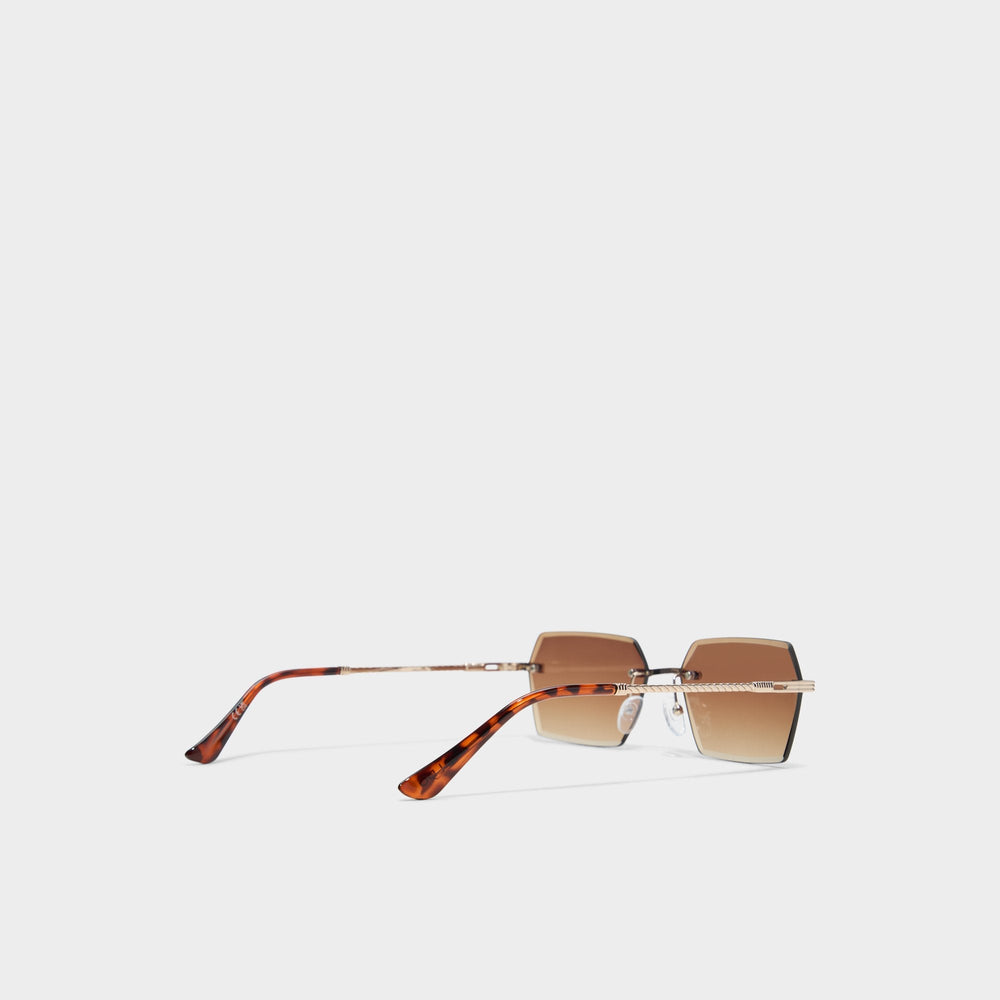 Kaaolle Gold Men's Rectangle - Rectangle sunglasses
