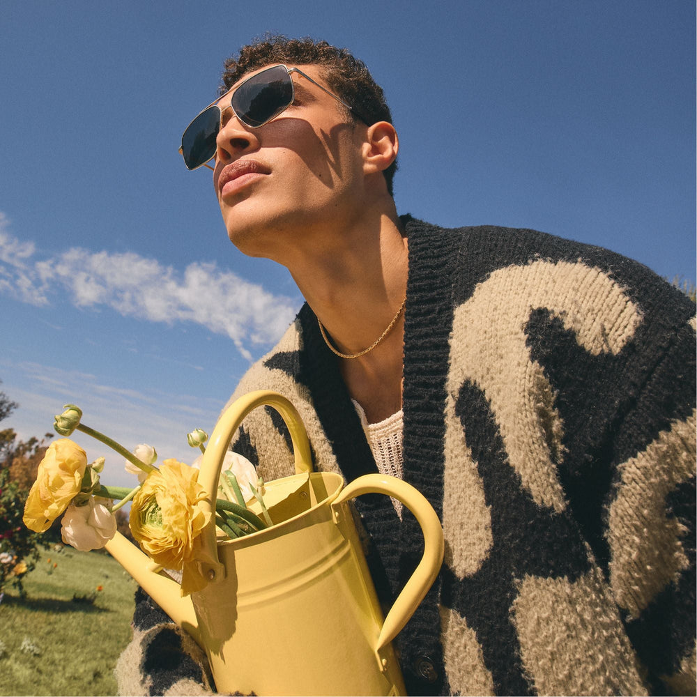 Frelinnorx Silver Men's Aviator - Sunglasses