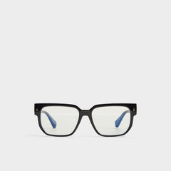 Nightfall Black Men's Rectangle - Non-prescription reading glasses
