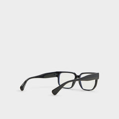Nightfall Black Men's Rectangle - Non-prescription reading glasses
