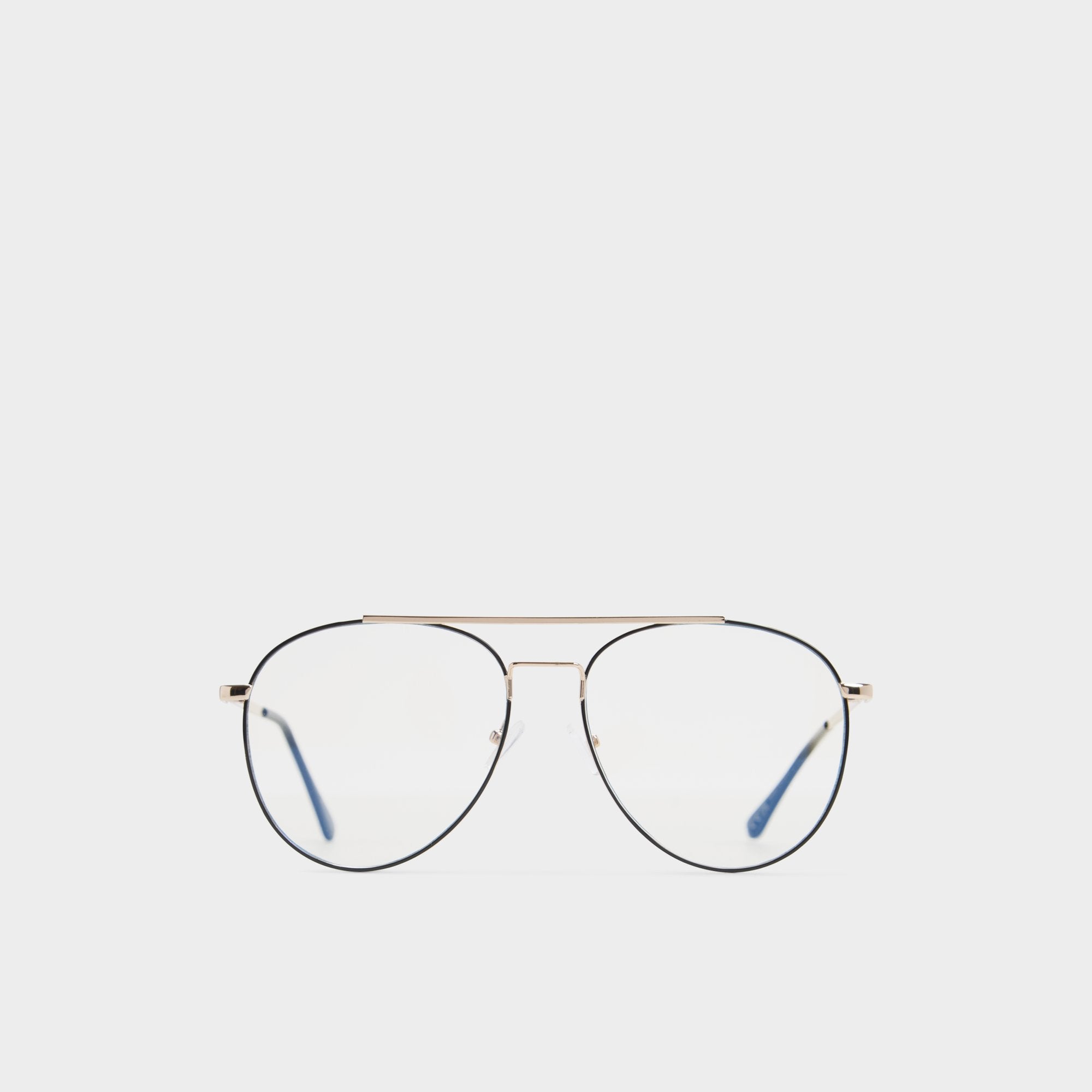 Edoawen in Black Gold Multi - Non-prescription reading glasses