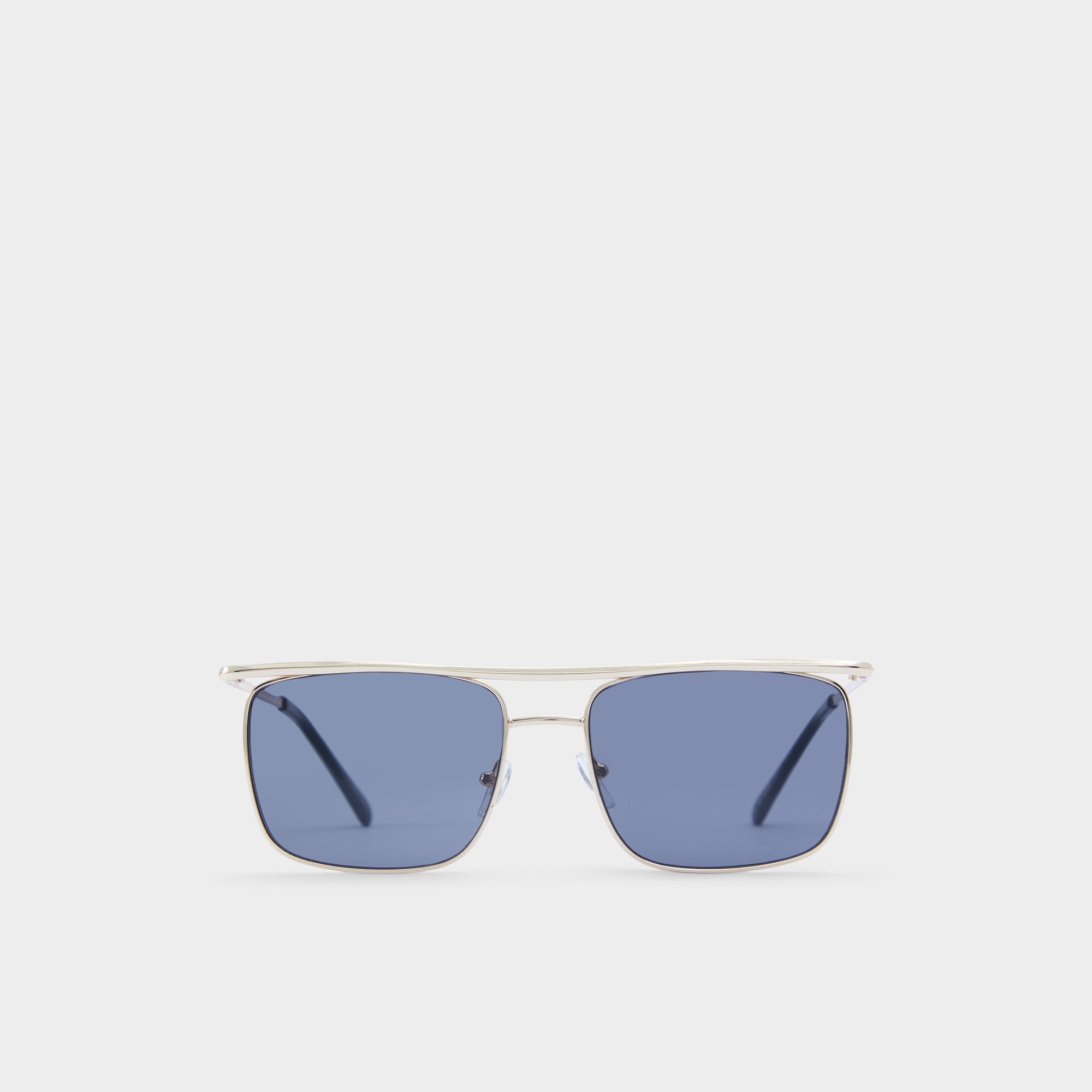 Seveathien Gold Men's Aviator - Rectangle sunglasses