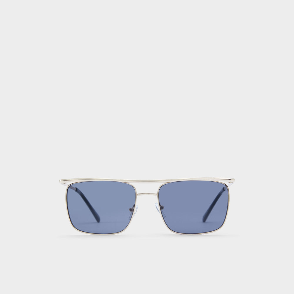 Seveathien Gold Men's Aviator - Rectangle sunglasses