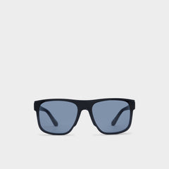 Tervetes Black Men's Shield - Rectangle sunglasses