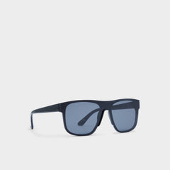 Tervetes Black Men's Shield - Rectangle sunglasses