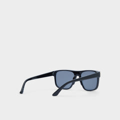 Tervetes Black Men's Shield - Rectangle sunglasses