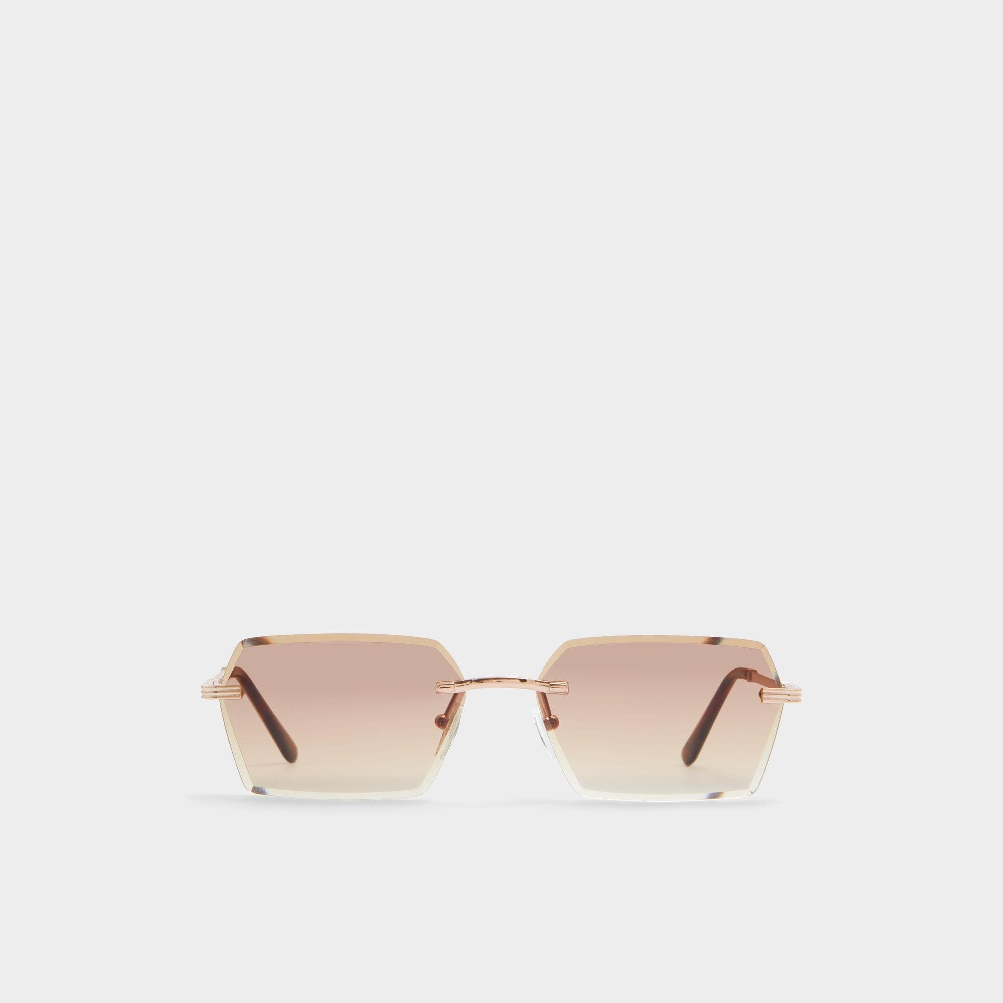 Arilalith Light Brown Men's Round - Oval sunglasses