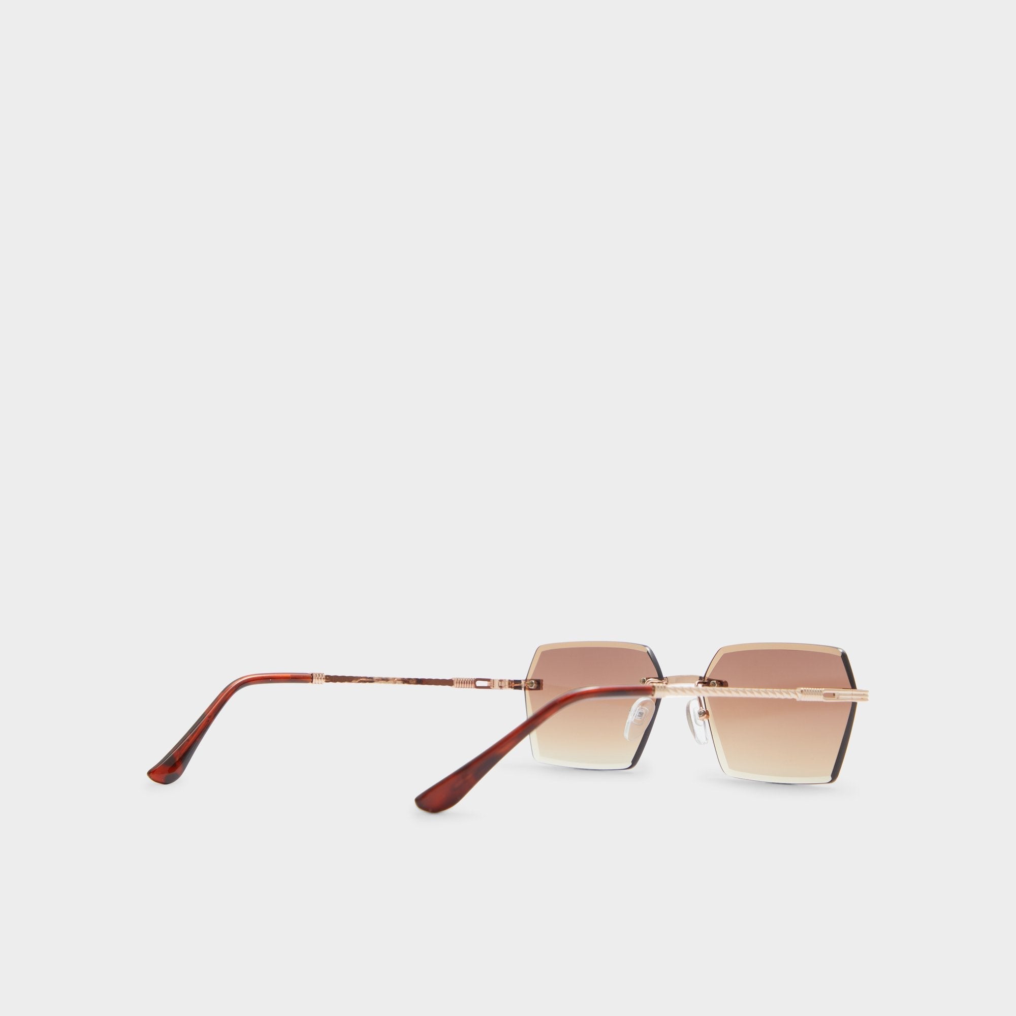 Arilalith Light Brown Men's Round - Oval sunglasses