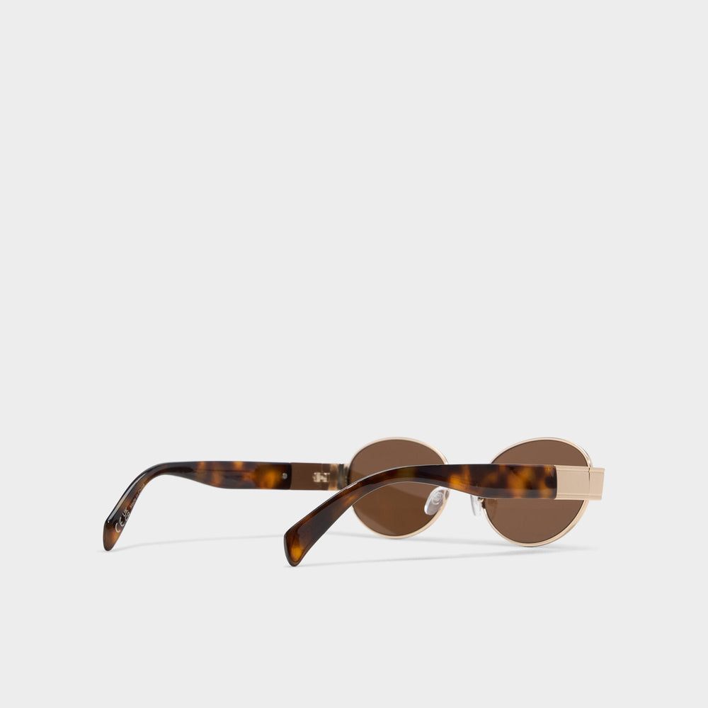 Sunniesclubx Gold Men's Round - Round sunglasses