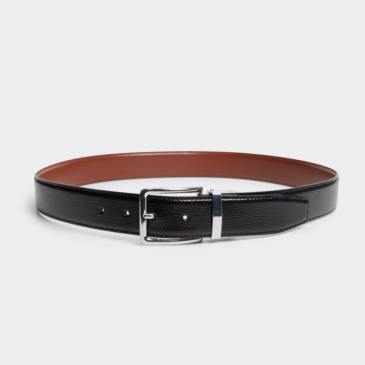 Nicholas in Black Silver Multi - Belt