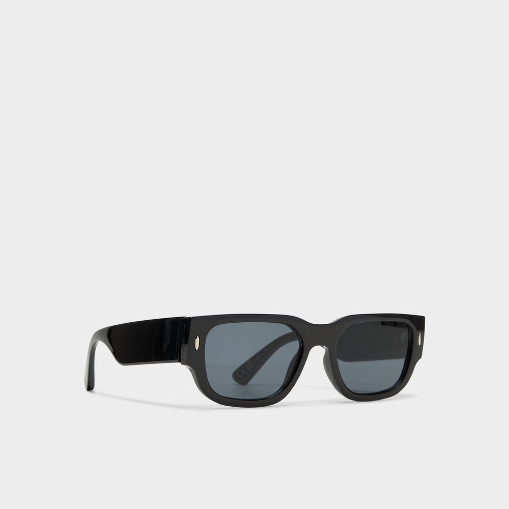 Brompton Black Men's Rectangle - Rectangle sunglasses