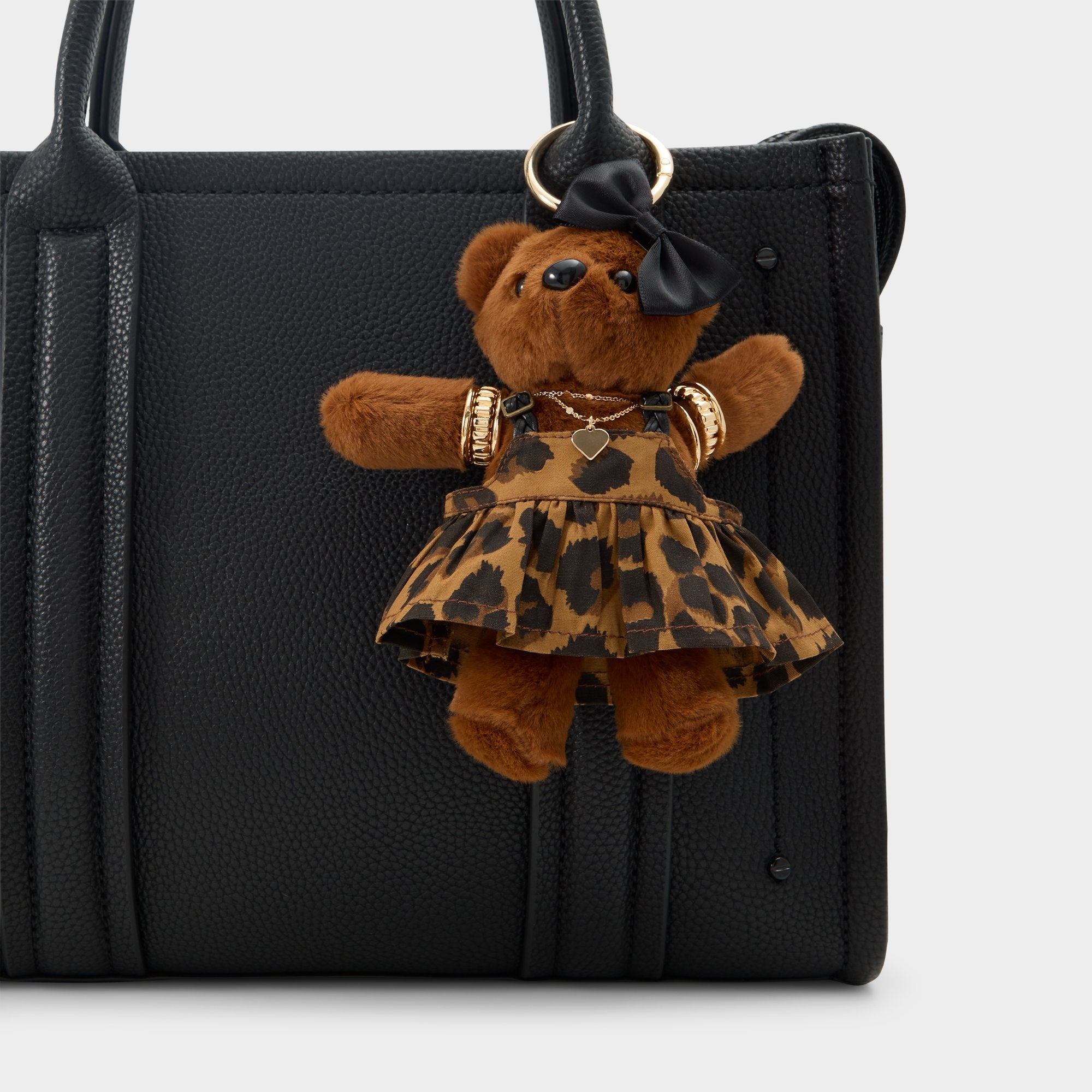 Goldielux in Other Brown - Bag charm