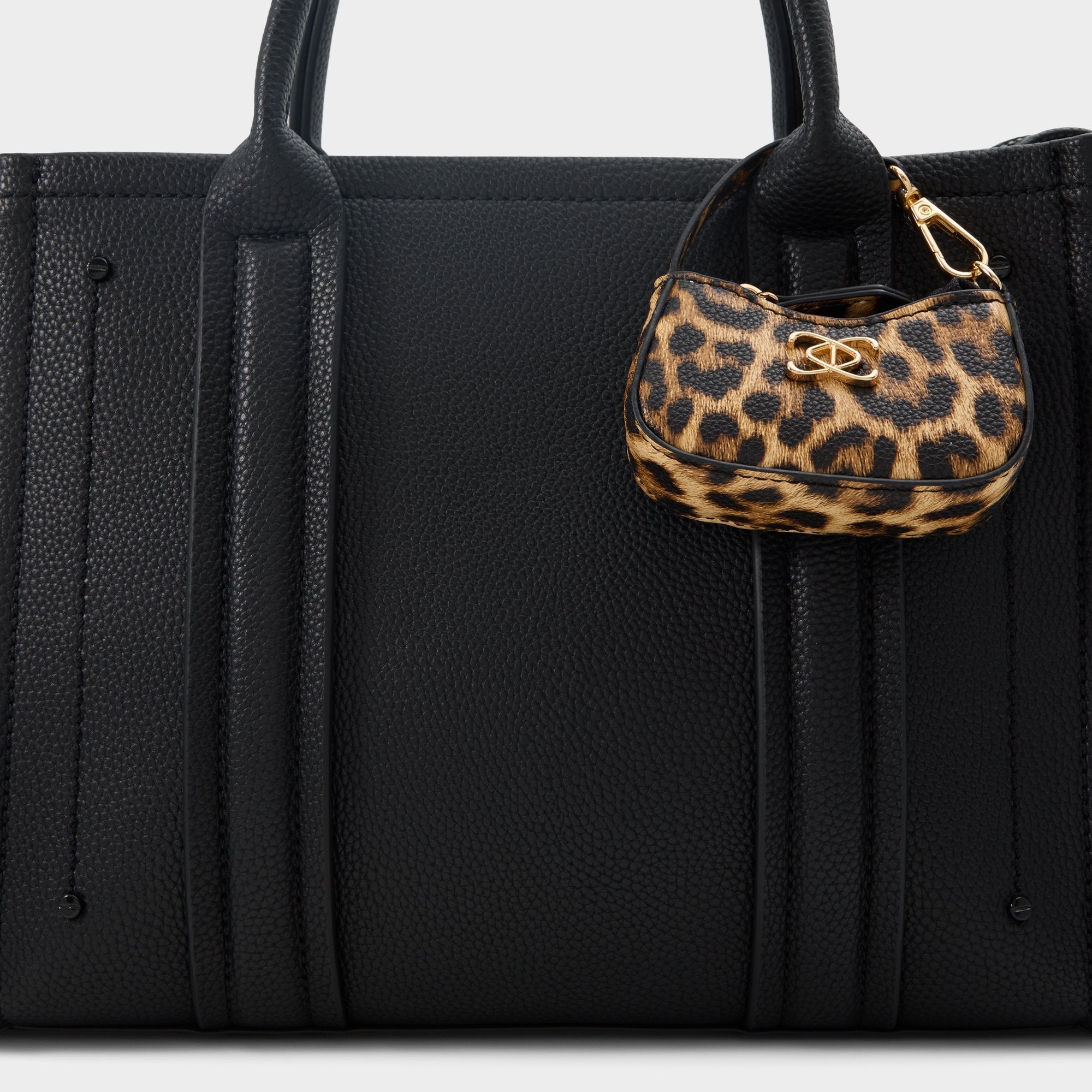 Miniccharlii in Brown Multi - Bag charm