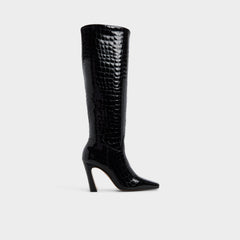 Block heel Vivienna in Black - Knee-high boot