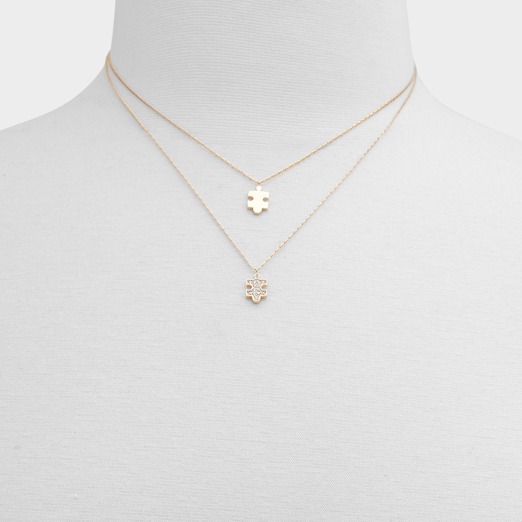 Besties Gold/Clear Multi Women's Necklaces - Gift set