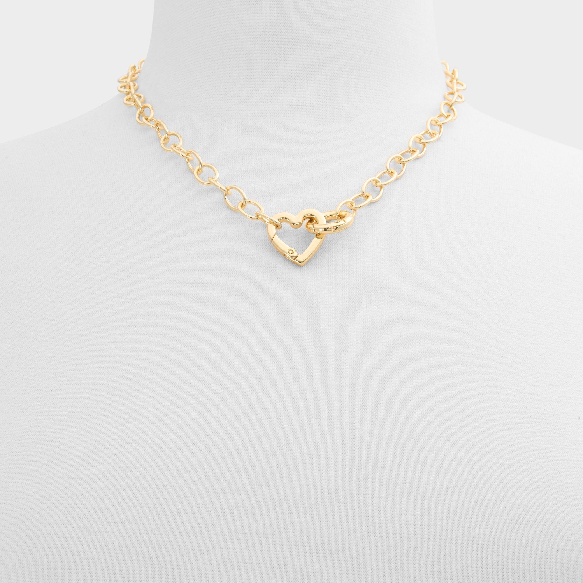 Heartclip in Gold - Customizable necklace