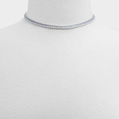 Maliana Silver/Clear Multi Women's Necklaces - Choker necklace