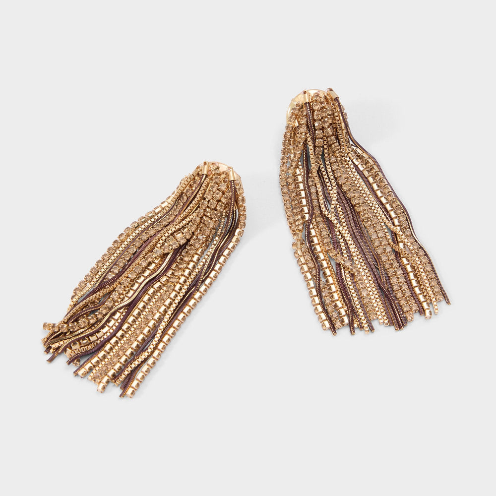 Pattina in Light Brown - Earrings