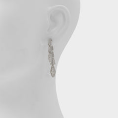 Serrpente in Silver Clear Multi - Statement earrings