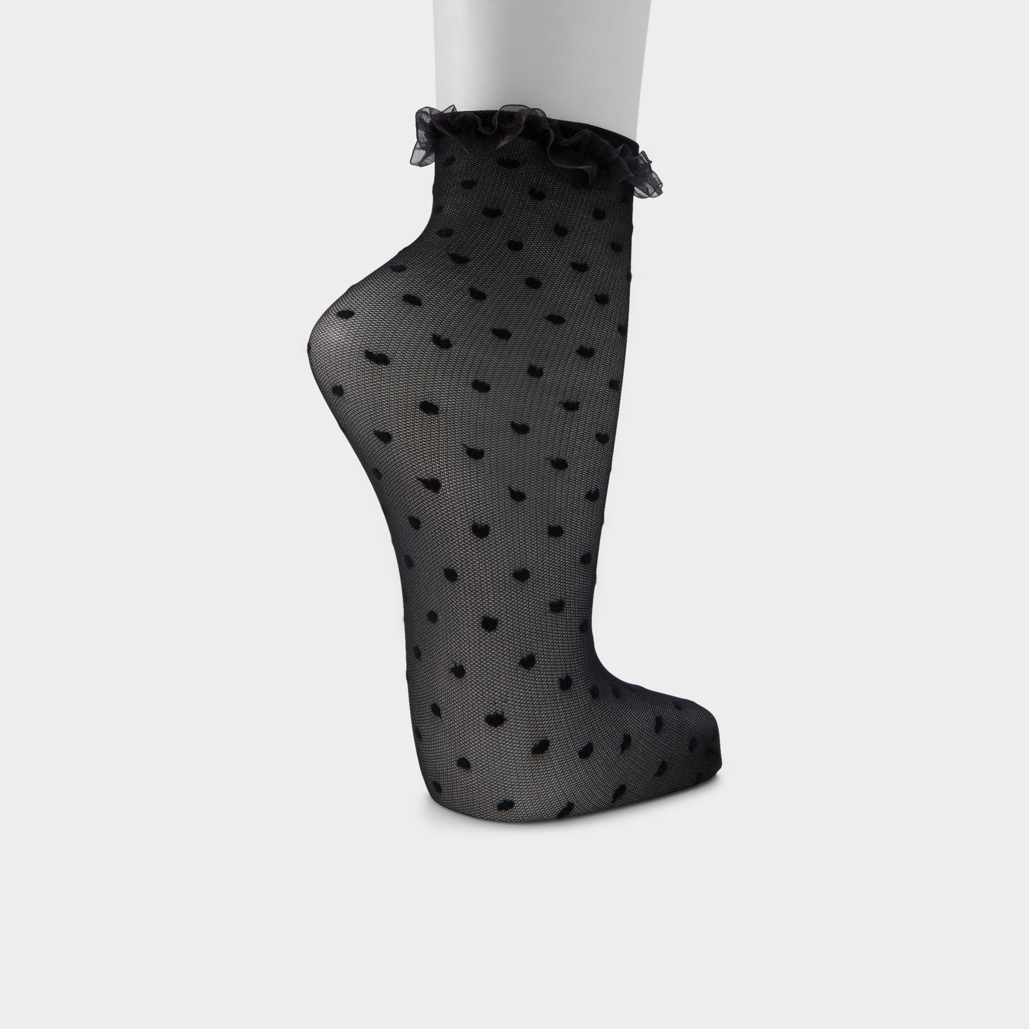 Polkafrill in Black White - Socks