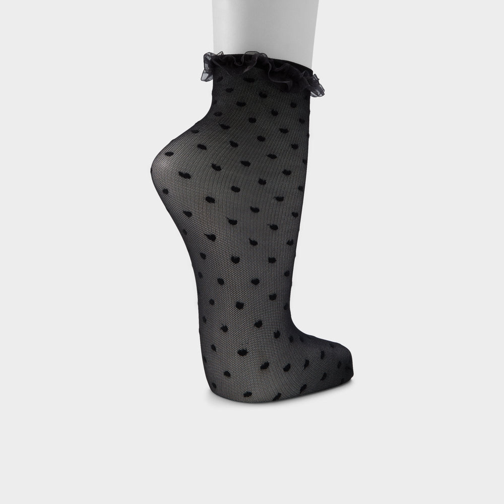 Polkafrill in Black White - Socks