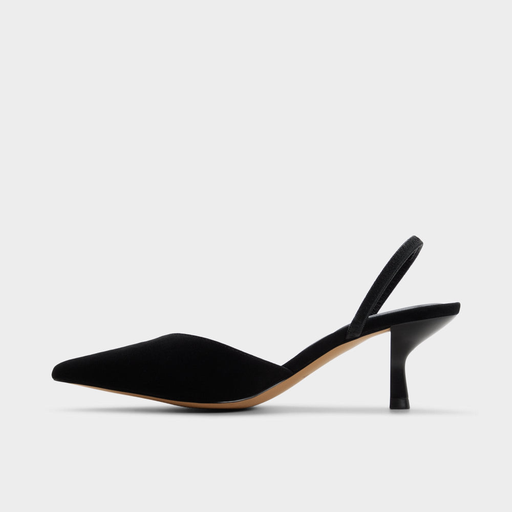 Re in Jessica Black - Sling back high heel Stiletto heel