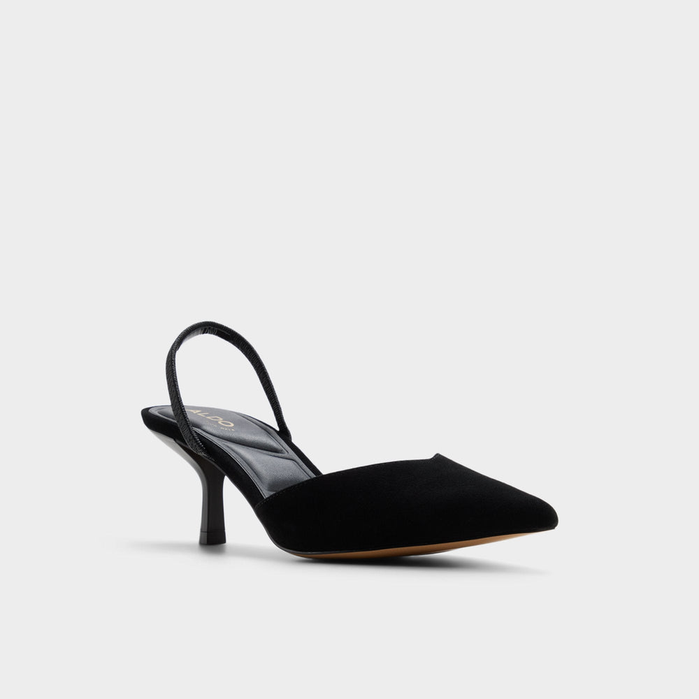 Re in Jessica Black - Sling back high heel Stiletto heel