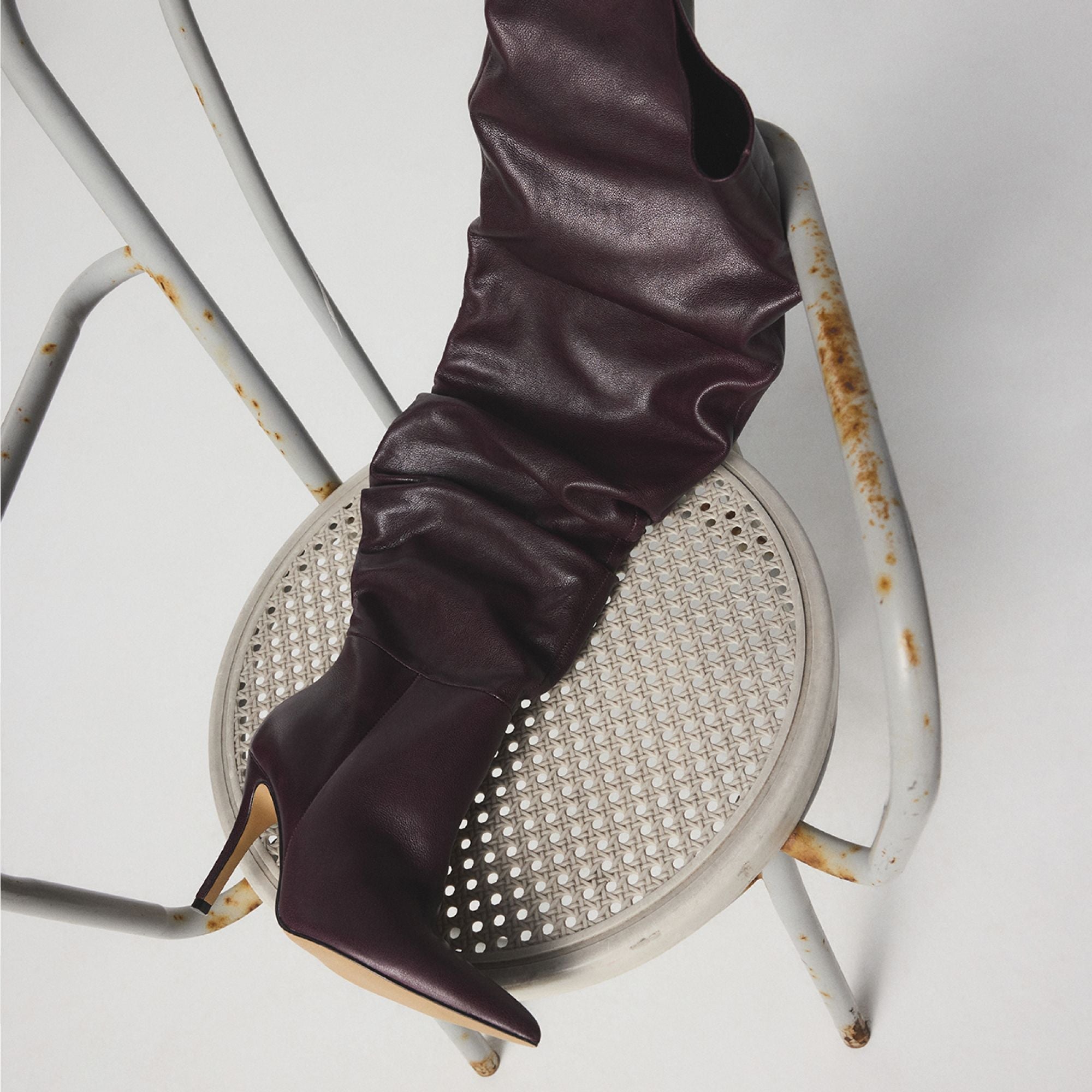 Holiis in Bordo - Knee-high boot Stiletto heel