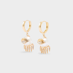 Kythe Gold/Clear Multi Women's Earrings - Earrings