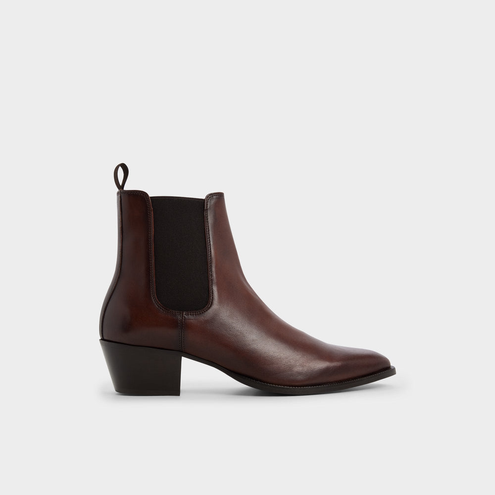 Block heel Jako in Brown - Chelsea boot