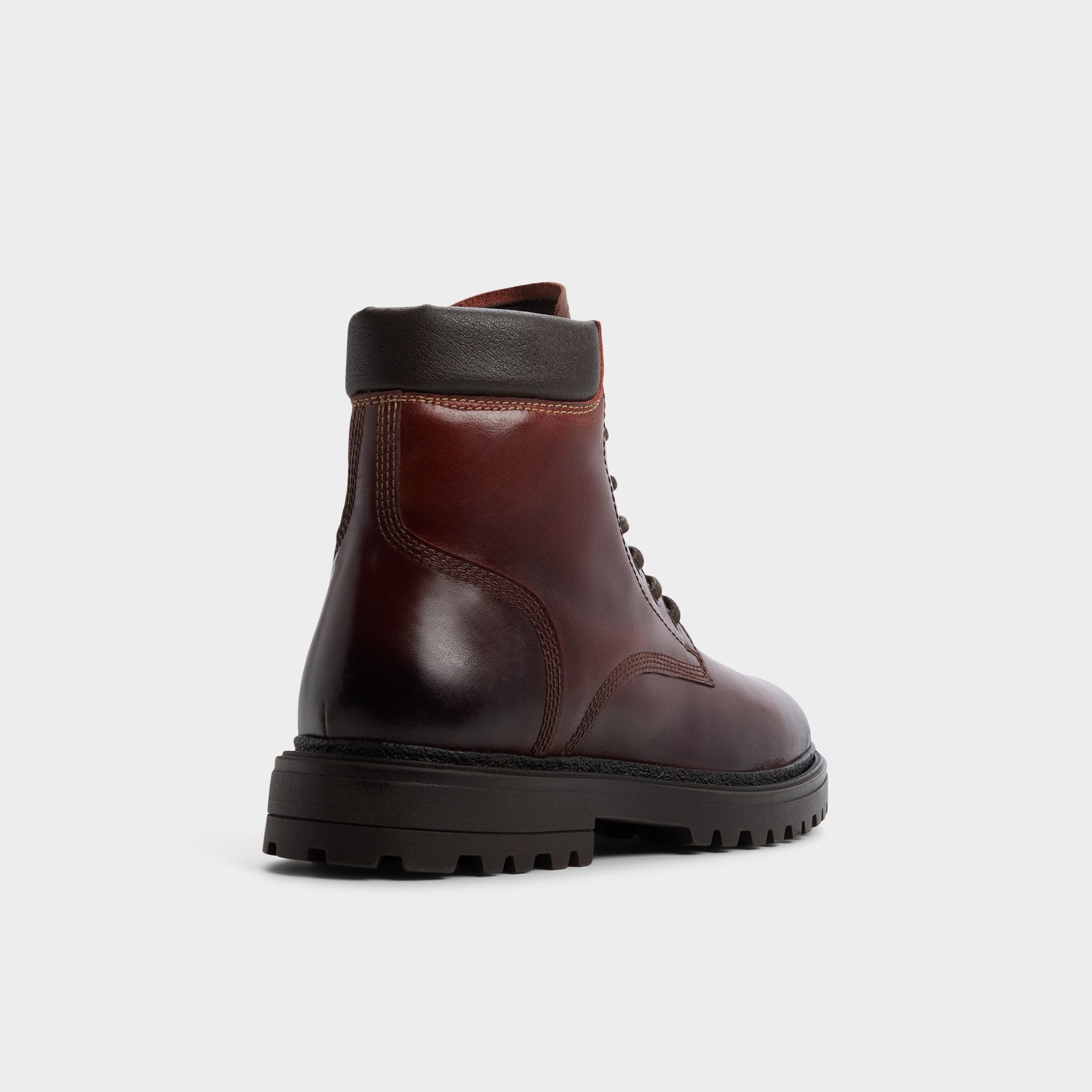 Lug sole Draco in Medium Brown - Combat boot