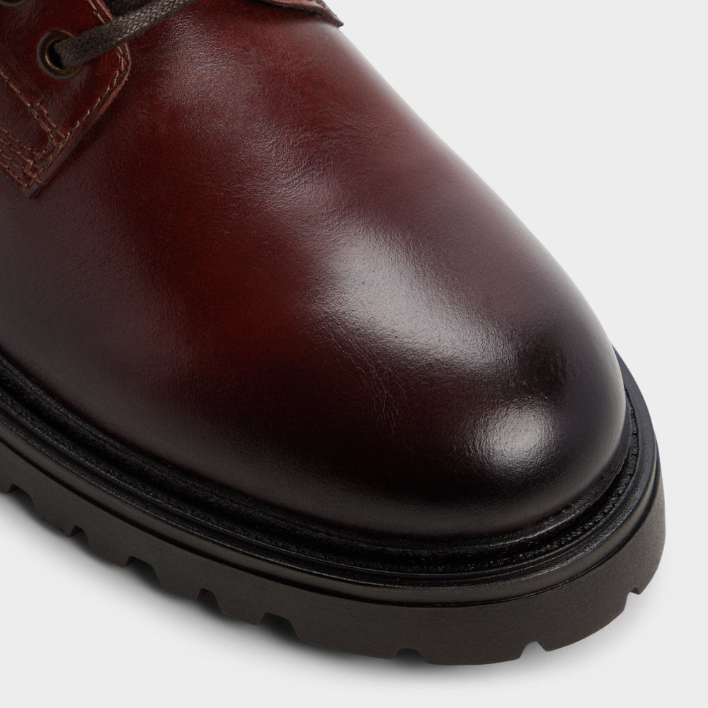 Lug sole Draco in Medium Brown - Combat boot