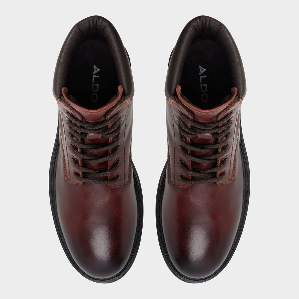 Lug sole Draco in Medium Brown - Combat boot