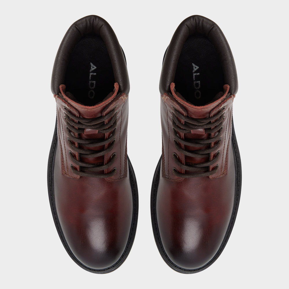 Lug sole Draco in Medium Brown - Combat boot